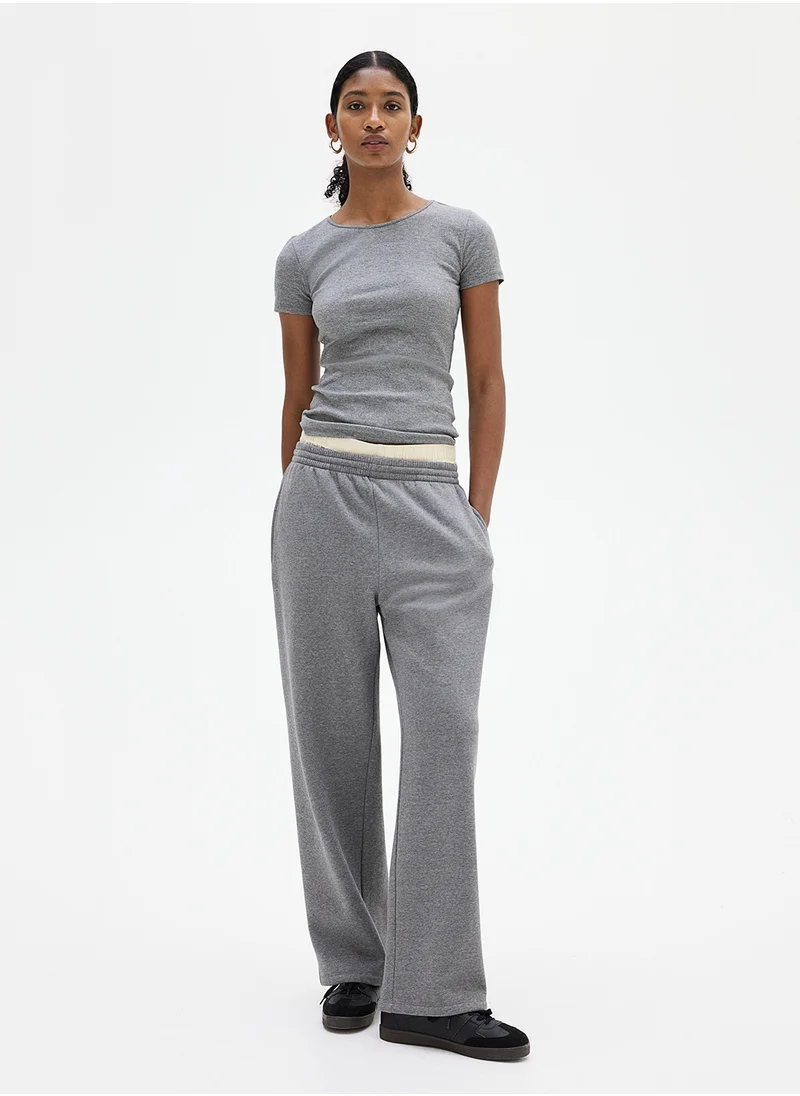 H&M Ribbed T-Shirt
