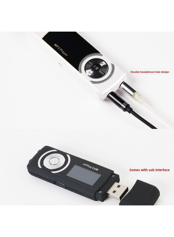 Z01 Student Bluetooth Mp3 Player Lyrics U Disk Comes With USB English Music Recording Pen Sports Other-Color:Black (bluetooth Version) Without Card Slot-Capacity:4gb-official Standard + Subwoofer Metal Headphones - Image 5