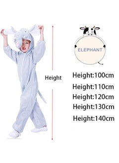 RATSAW Elephant Costume Animal Elephant Jumpsuit for Kids  - Image 2
