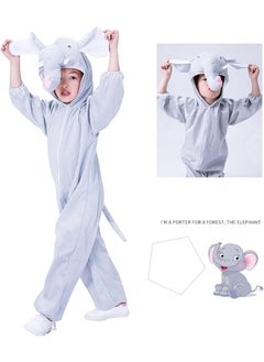 RATSAW Elephant Costume Animal Elephant Jumpsuit for Kids  - Image 3
