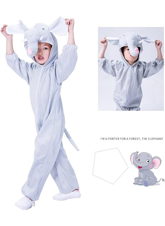 RATSAW Elephant Costume Animal Elephant Jumpsuit for Kids  - Image 3