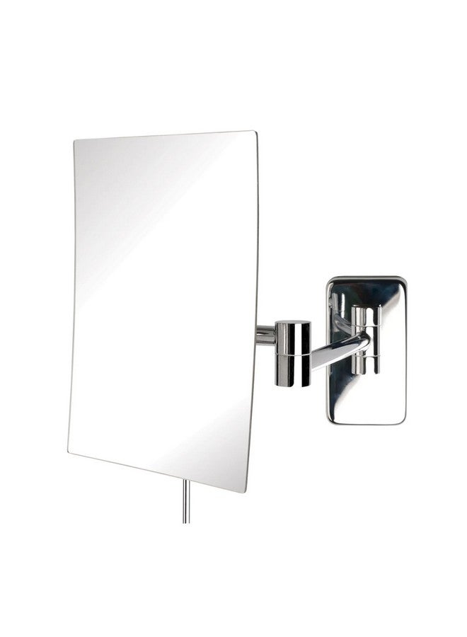 Jerdon 8.75Inch X 6.5Inch Wall Mount Makeup Mirror Personal Mirror With 5X Magnification & 14 Inch Wall Extension Chrome Wall Mount Arm Model Jrt695C - Image 1