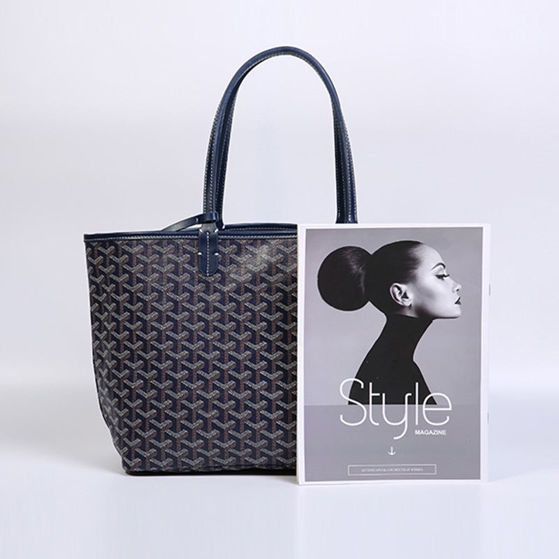 Large Portable All-Match Portable Canvas Star Shopping Bag Genuine Leather Single-Shoulder Travel Women'S Tote Bag - Image 5