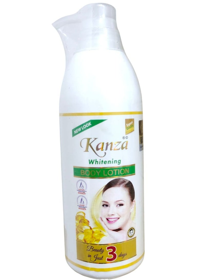كنزه لوشن تبييض الجسم 550 مل