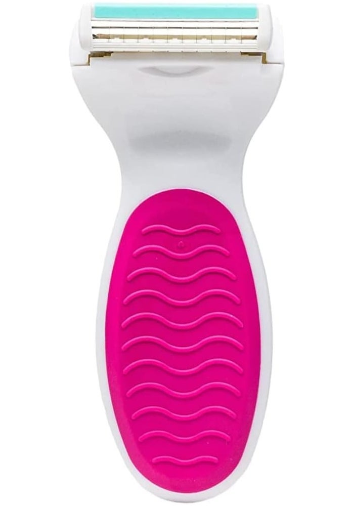 Intuition Silk Effects Plus Razor for Women with 2 Blade Refills - Safe and Smooth Shave with Aloe and Vitamin E - Image 2