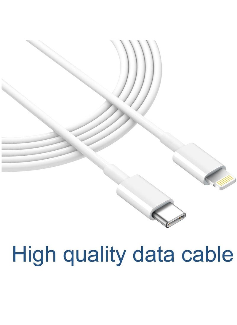 Generic iPhone Fast Charger Lightning Cable [Apple MFi Certified] 2-Pack USB-C to Lightning Cable (6.6Ft) Fast Charging Compatible with iPhone14/14 Plus  - Image 2
