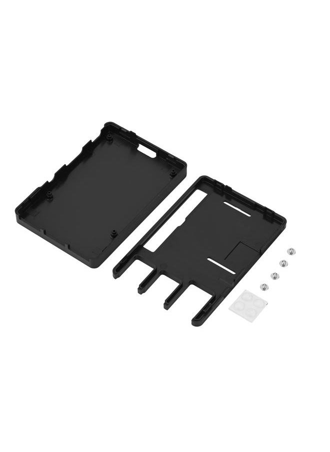 Thoraya ABS Protective Case Shell Enclosure Box for Raspberry Pi Raspberry Pi B+/2/3 Model B (Black)  - Image 1