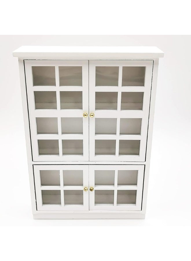 SXFSE Dollhouse Decoration Accessories112 Dollhouse Furniture Miniature Bookshelf Cabinet Living Room Kid Pretend Toy - Image 3