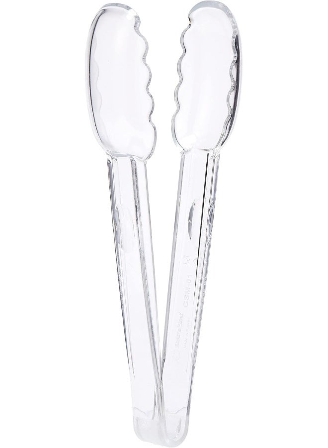 GastroPlast ملقط تقديم من البلاستيك الصلب، شفاف، Gsm-04، مصنوع من البولي كربونات - Image 1