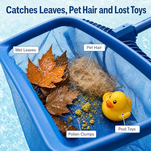 Stargoods Pool Skimmer - Heavy Duty Cleaner Tool & Net Bag Leaf Cleaning - Image 4