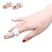 Thinvik 2 Piece Plastic Mallet Dip Finger Support Brace Splint Joint Protection Injury - Image 1