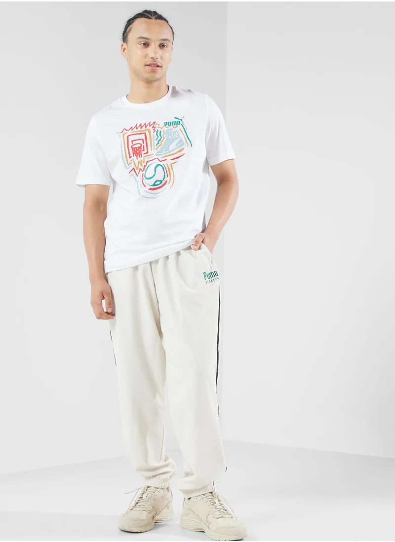 PUMA Logo Team Woven Pants