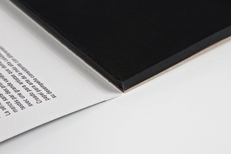 Canson Artist Series Mi-Teintes Pastel Paper, Black, Foldover Pad, 9x12 inches, 24 Sheets (98lb/160g) - Artist Paper for Adults and Students - Image 3