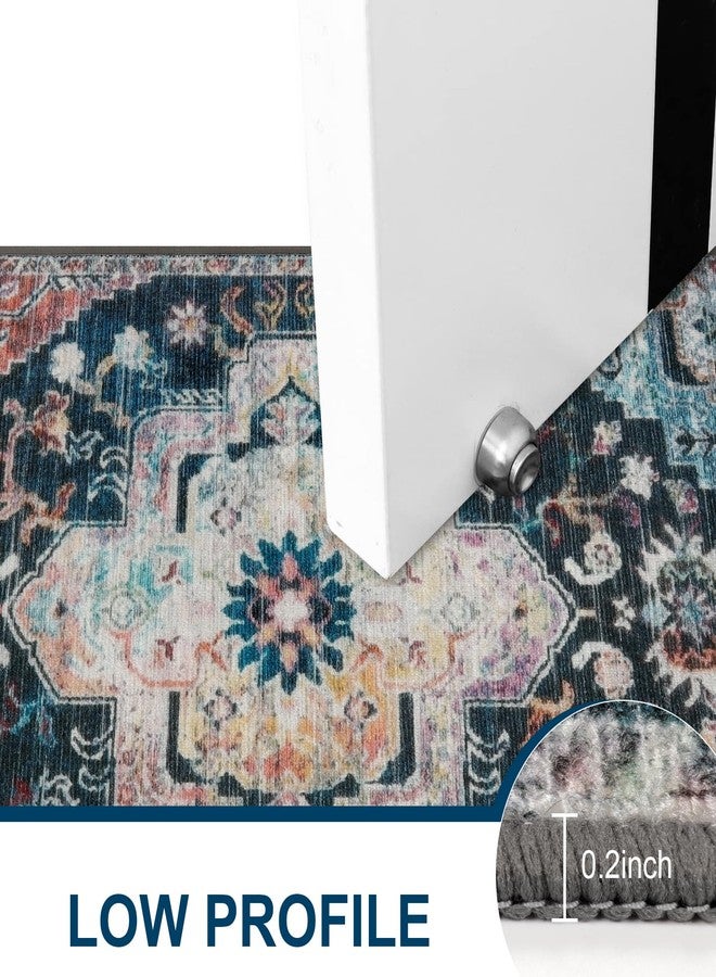 Collive Indoor Door Mat Retro Floor Mat, Non Slip Washable Doormat Large Size Quickly Absorb Welcome Mats Low-Pile Front Door Rug Inside Entryway Carpet for Entrance - 36" x 59" - Image 5