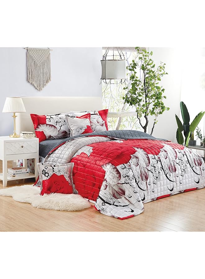 إيروريكس طقم لحاف شتوي قابل للعكس من صوف الشيربا الناعم المريح مقاس مفرد 160 - Image 1