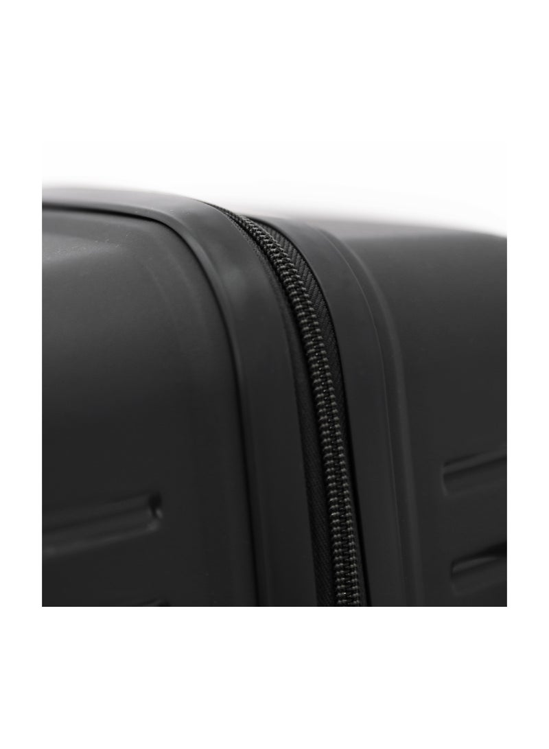 GIORDANO Unbreakable Hardshell PP Luggage Trolley Bag 20 inch Cabin Size With Double Spinner Wheels,Black - Image 4
