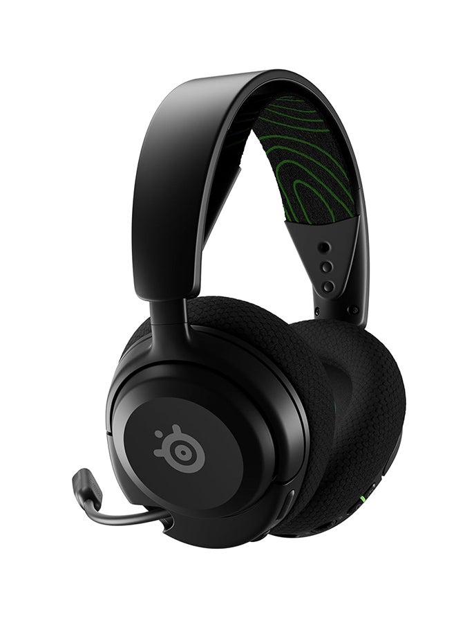 SteelSeries Arctis Nova 5X Wireless Headphones, 40mm Neodymium Drivers, ClearCast Gen 2.x, Retractable Boom, 360° Spatial Audio, Quick-Switch Wireless for Xbox, PC, PS, Switch, Mobile, Black / Green | 61676 - Image 3