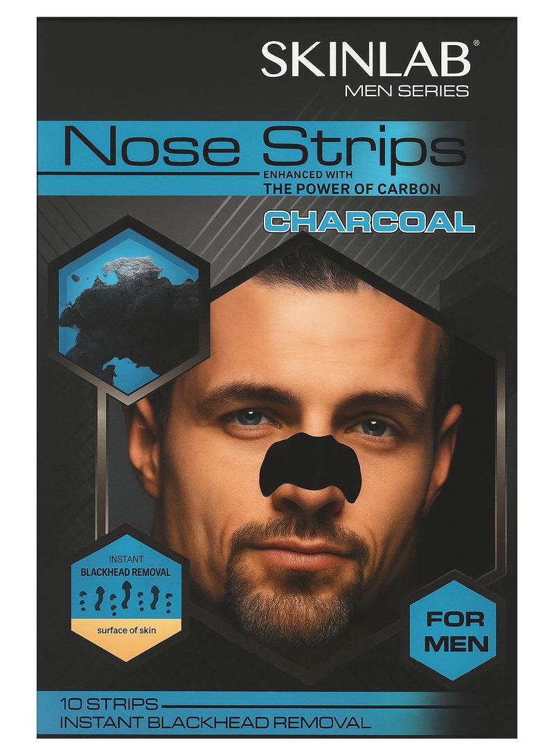 Skinlab Charcoal Men Nose Strips 10pcs