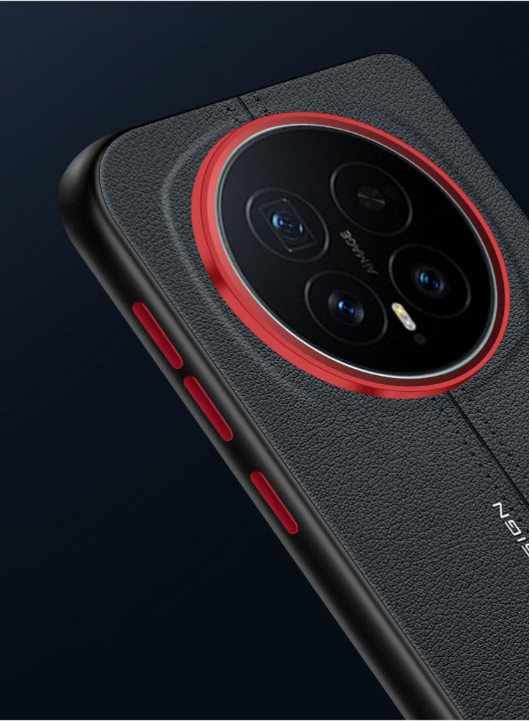 general Leather Case for Honor Magic 8 Pro, Premium Leather Slim Phone Case Scratch Resistant Protective Cover - Image 4