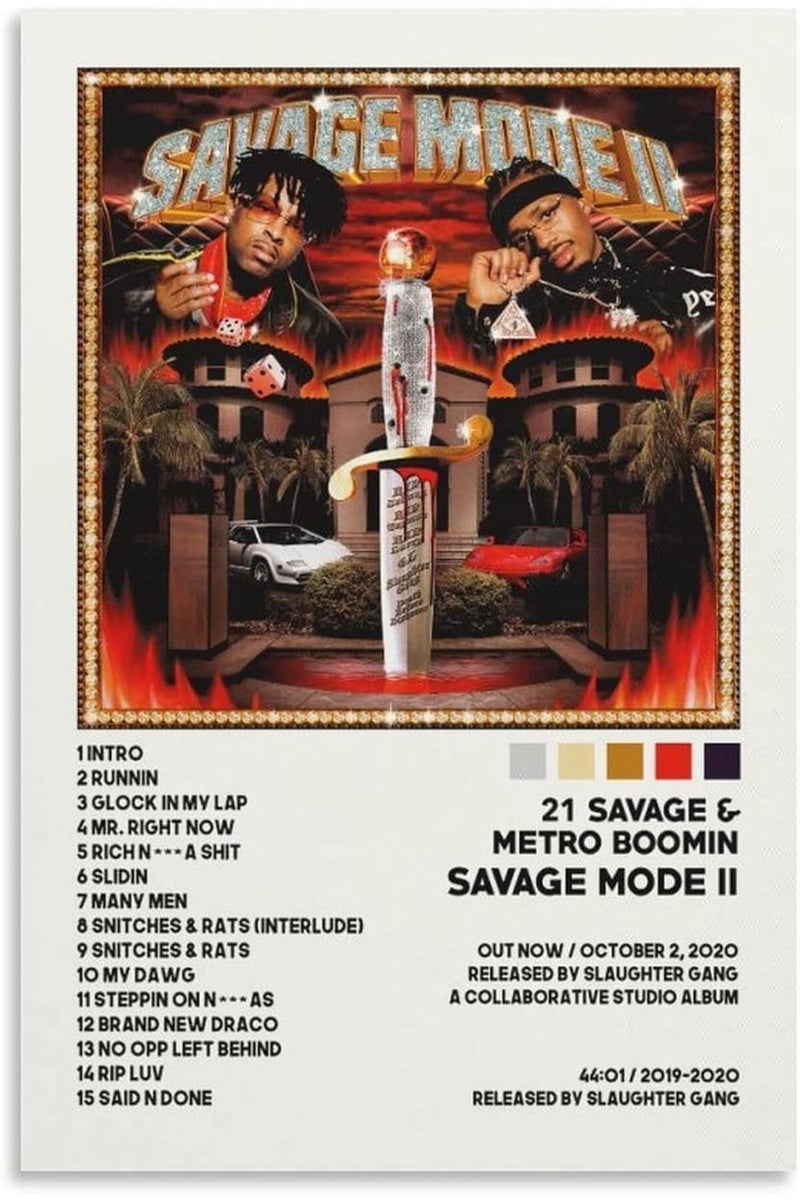 21 Savage Flashy Style C Poster - Image 1