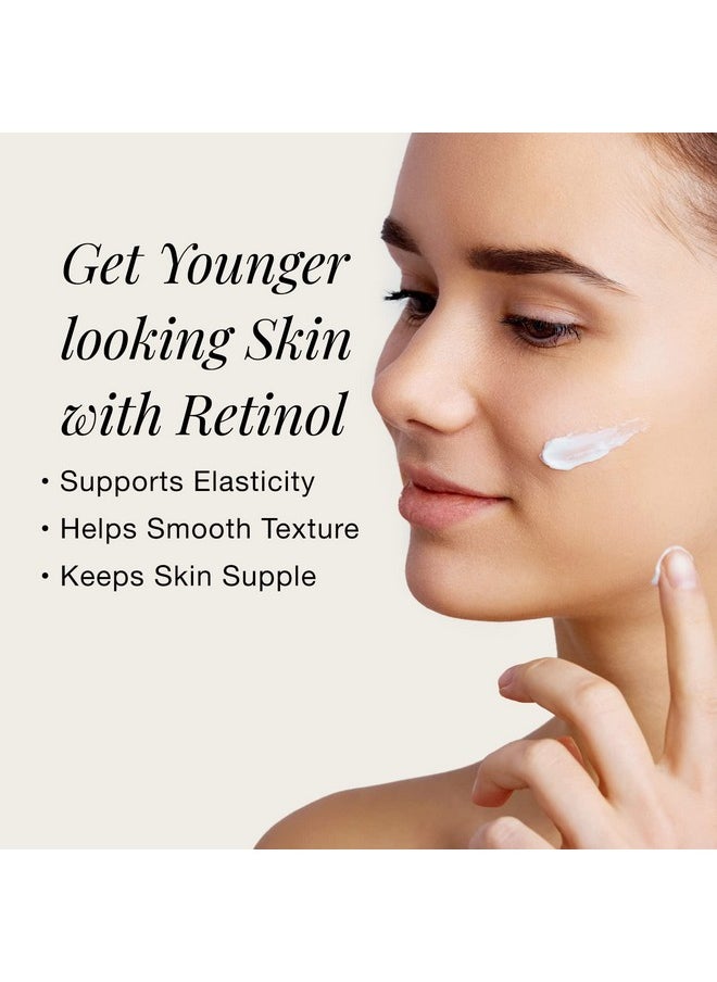 Poppy Austin poppy austin Retinol Cream for Face 3.4OZ, High-Strength Retinol Night Cream - Cruelty Free Wrinkle Cream For Face - Anti Aging Eye Cream Retinol For Face & Body  - Image 3