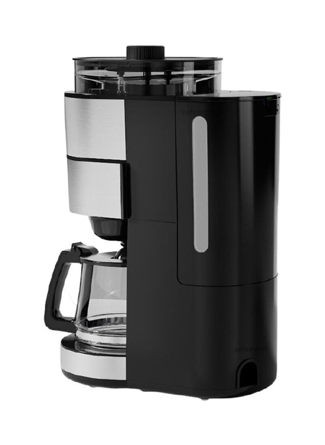 homix - 1000W Completa Filter Coffee Machine with Grinder Grey and Black 30 x 19 x 43.5 cm CM1131D-GS - Image 1