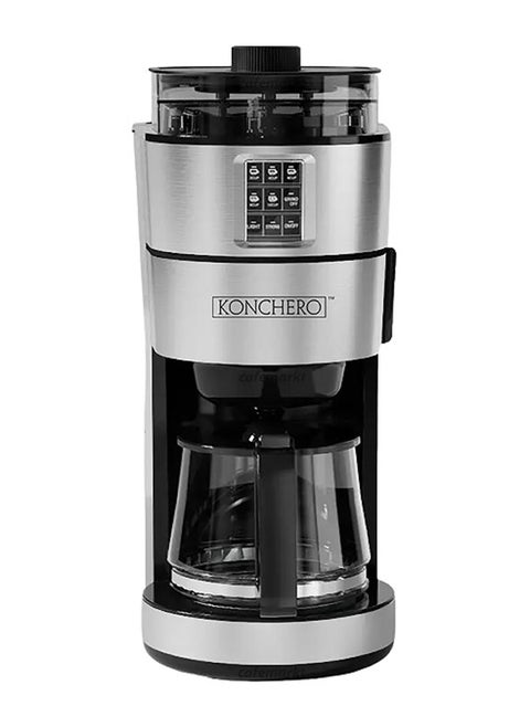 1000W Completa Filter Coffee Machine with Grinder Grey and Black 30 x 19 x 43.5 cm CM1131D-GS
