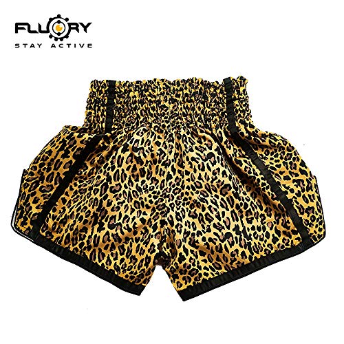 FLUORY Muay Thai Shorts Size:XS S M L XL 2XL 3XL 4XL, Boxing Shorts for Men/Women/Kids with Many Colors. (MTSF52, L) - Image 2