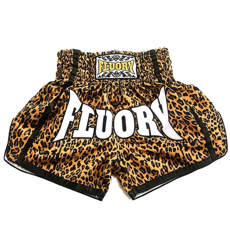FLUORY Muay Thai Shorts Size:XS S M L XL 2XL 3XL 4XL, Boxing Shorts for Men/Women/Kids with Many Colors. (MTSF52, L) - Image 4