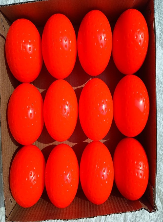 GDON Hockey Hollow Truf Match Practice Balls (Color Orange Set of 12) - Image 2