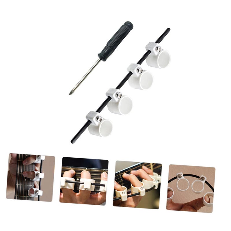 Finger Stretcher Expander Tool for Guitar Ukulele with Finger Guards Comfortable Sleeves for Beginners - Image 5