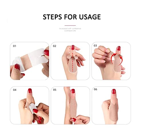 Xemz Thumb Support Stickers, 10 Pcs Elastic Breathable Thumb Support Brace Wrap Hand Guard Patches, Self-adhesive Thumb Stabilizer Care Stickers for Tendonitis Sprains Strains Trigger Finger Pain Relief - Image 5