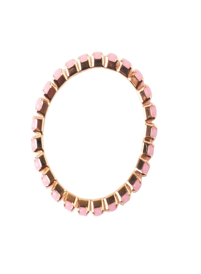 SALTY Anti Tarnish Soft Silk Tennis Bracelet for Women | Fancy Jewellery Gifts | Hand Band | Latest Fashion Accessories for Girls | Minimal Jewelry Design | Ideal for Gifting | Marriage, Birthday | Gift for Valentine Day - Image 1