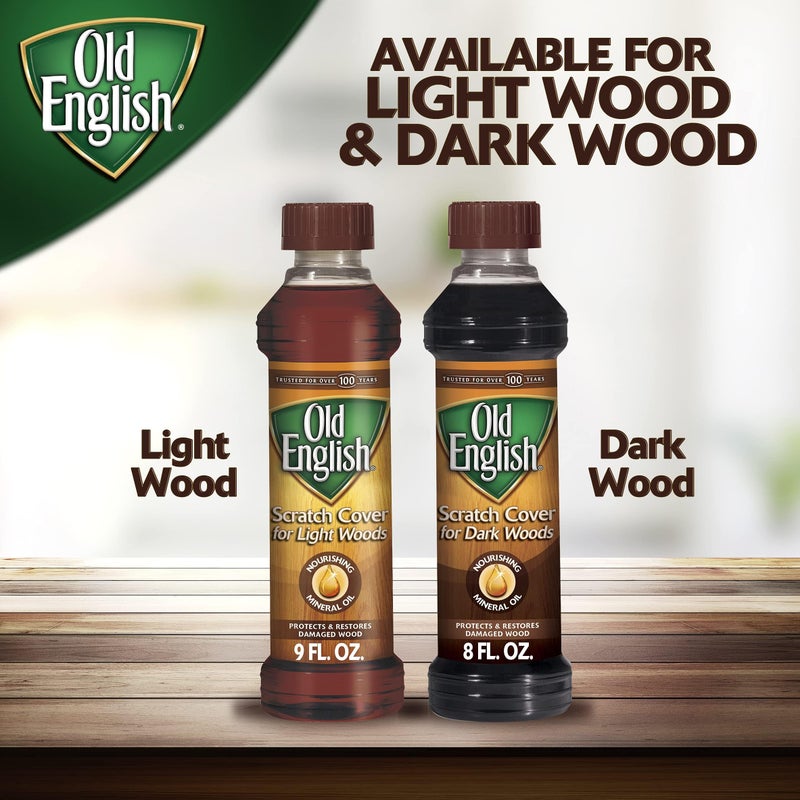 Old English 75144 Scratch Cover For Dark Woods, 8oz Bottle, Wood Polish - Image 3