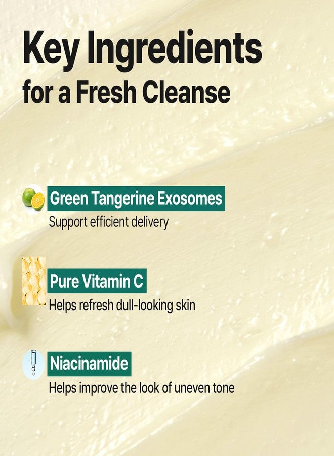 GOODAL Green Tangerine Vitamin C Cleansing Foam for Sensitive Skin | Gentle Formula for Deep Cleansing, Rich, Daily Foaming Face Wash, Non-Irritating, Clarifying, Moisturizing (5.07 fl oz) - Image 5