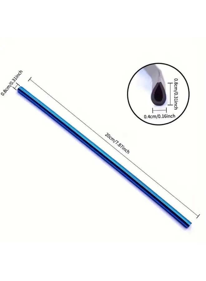 Red 10 Pack Car AC Vent Decorative Strips Flexible Easy Install No Tools All Vehicles - Image 3