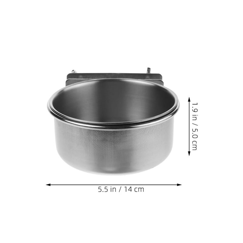 Stainless Steel Elevated Dog Bowls Wall Mounted Feeder For Small Dogs Puppies - Image 3