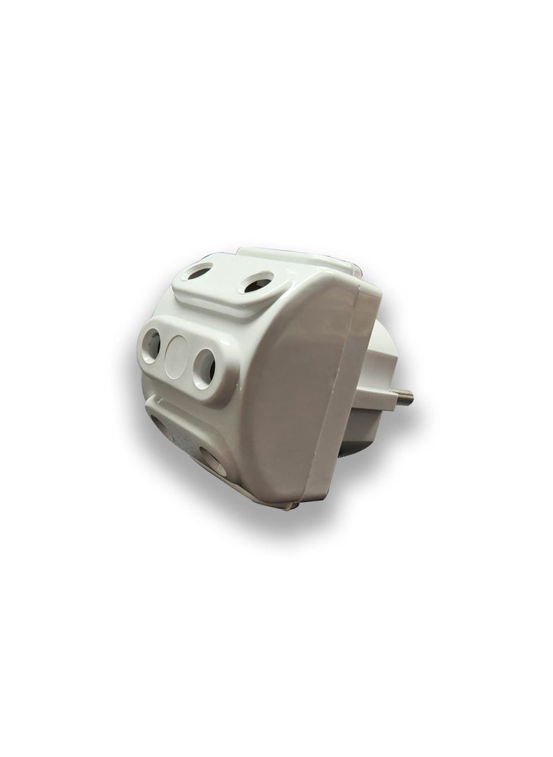 Generic ALPHA NOUR AC Power Plug Five Compartments -  Safety Load - Ultra High Material for All Electrical and Home Appliances 10A 250V Made in Turkey  - Image 3