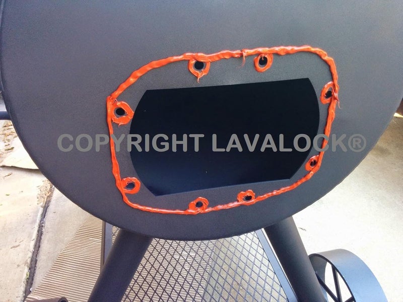 LavaLock لاصق مانع تسرب الشواية والمدخن عالي الحرارة LavaLock RTV، عبوة 10 أونصات (600 درجة فهرنهايت - أحمر) محلي وعابر شحن - Image 5