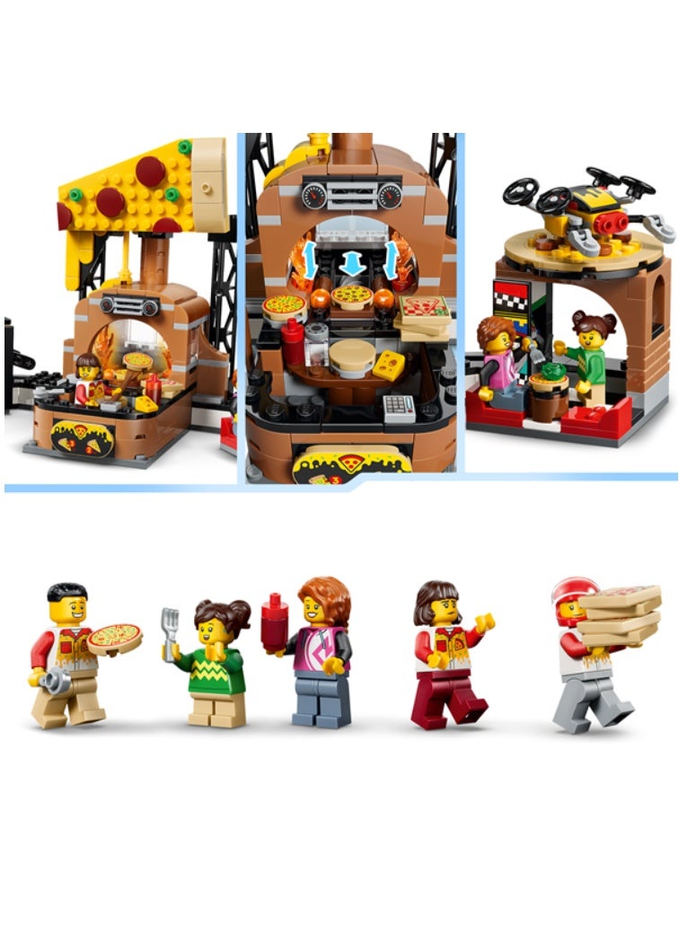 LEGO Pizza Delivery Experience with Vehicles Building Set - Image 4