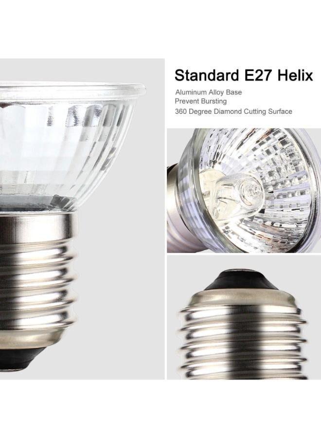 NomoyPet مصباح تسخين السلحفاة 25 وات، 50 وات و75 وات UVA + UVB مصباح شمسي كامل الطيف للاستحمام الشمسي مصباح حراري/لمبة/ضوء للزواحف السلحفاة - Image 2