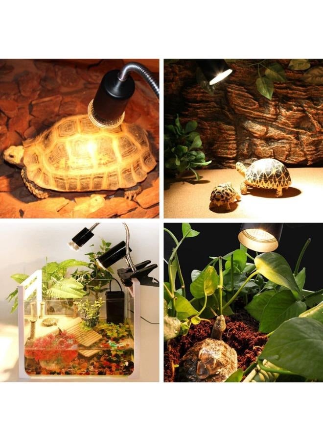 NomoyPet مصباح تسخين السلحفاة 25 وات، 50 وات و75 وات UVA + UVB مصباح شمسي كامل الطيف للاستحمام الشمسي مصباح حراري/لمبة/ضوء للزواحف السلحفاة - Image 4