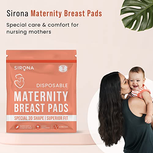 Sirona Disposable Maternity and Nursing Breast Pads - 12 Units (White) - Image 2