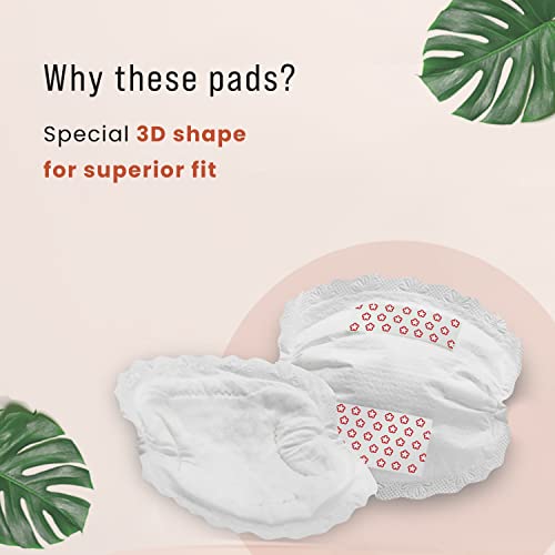 Sirona Disposable Maternity and Nursing Breast Pads - 12 Units (White) - Image 4