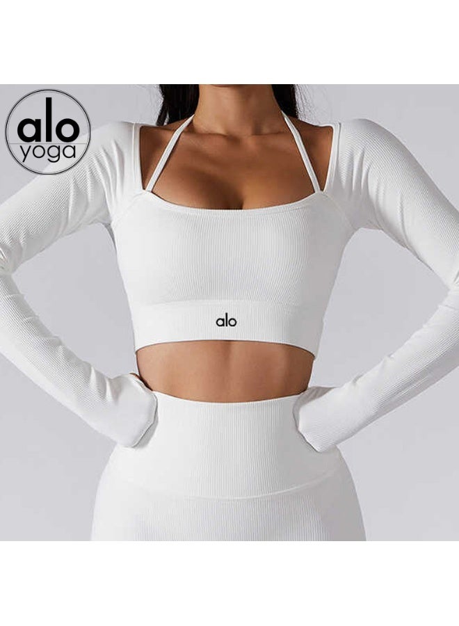 alo ALO Yoga T-Shirt - Quick-Dry Tight-Fit Training Shirt