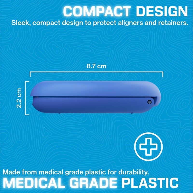 INVISALIGN Aligner and Retainer Case, Royal Blue - Image 5