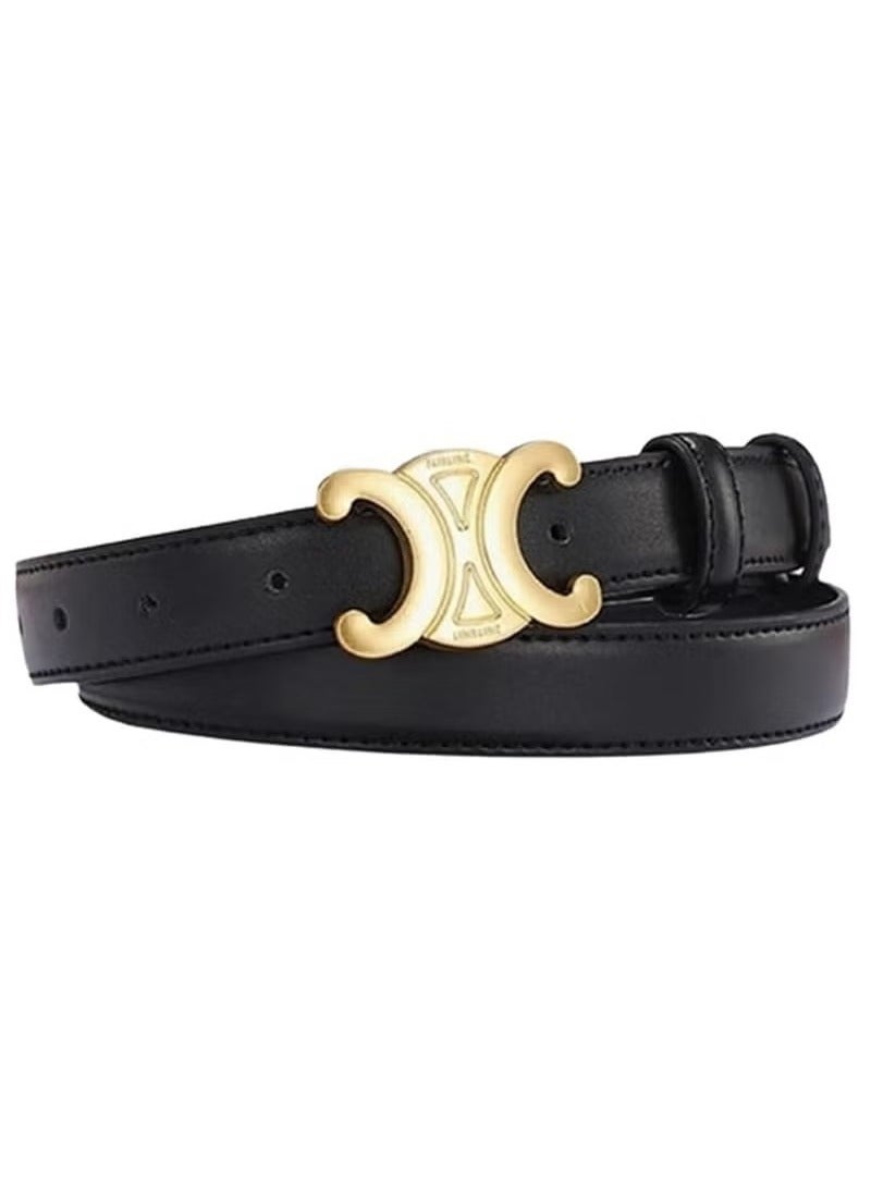 Women's Belt 0.9'' Width Retro Fashion Skinny Thin Waist Belt - Image 1