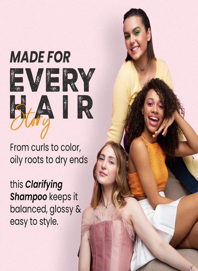 هيربيش شامبو هيربيش ريست المنقي لإزالة التراكمات، 16.91 أونصة سائلة، شامبو خالٍ من الكبريتات لتنظيف فروة الرأس بعمق، وإزالة السموم وتنقية الشعر الدهني بتركيبة آمنة على الشعر المصبوغ والمجعد، للنساء والرجال - Image 4