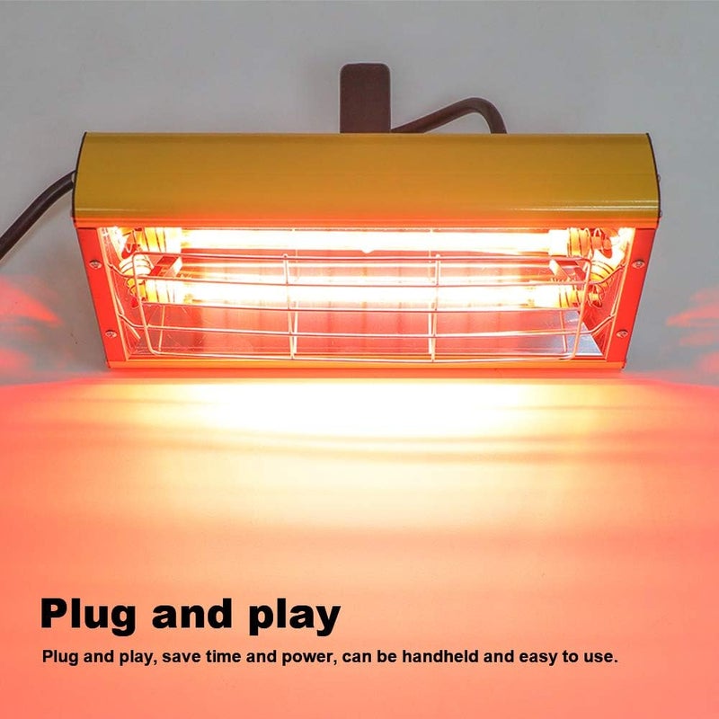 DATOUBOSS Portable Infrared Paint Curing Lamp 2000w Handheld Infrared Paint Baking Lamp Shortwave Infrared Heating Light Car Body Repair Tool - Image 5