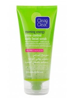 Clean & Clear 2 pieces of daily face scrub for shine control, 150 ml  - Image 2
